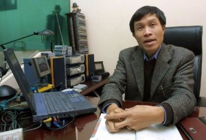 Blogger Nguyễn Hữu Vinh, chủ blog Anh Ba Sam, bị bắt hồi tháng Năm năm 2014. danchimviet.info