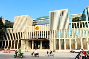 Parliament building in Hanoi